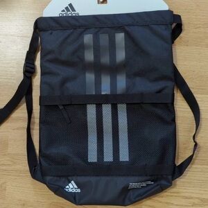 Adidas Men's Black and Gray Backpack